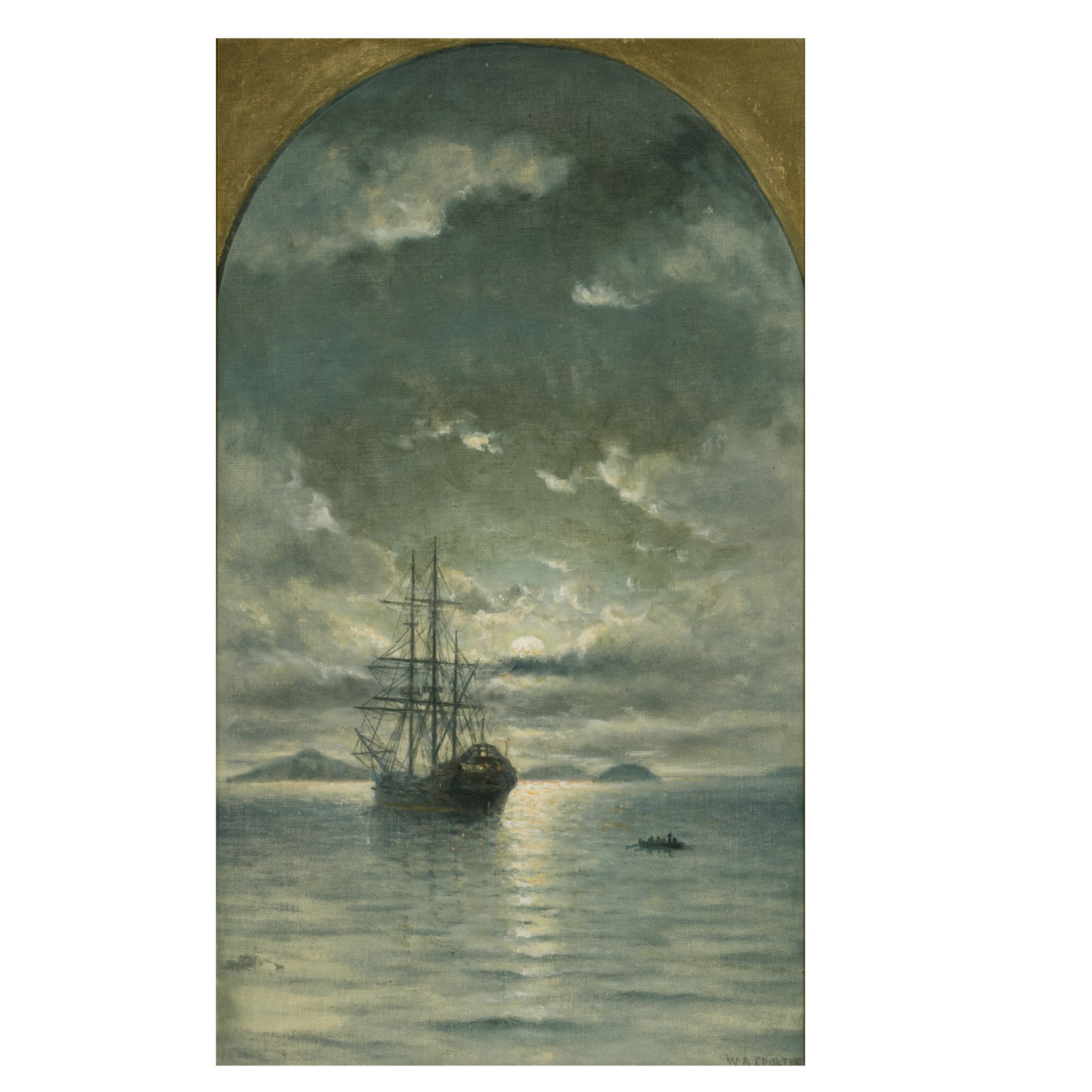 "The San Carlos" by William Alexander Coulter, Fine Art, Painting, Nautical