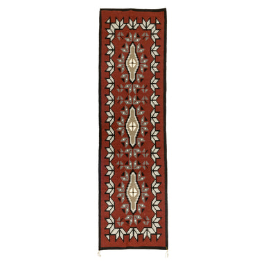 Navajo Ganado Runner, Native, Weaving, Floor Rug