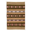 Navajo Wide Ruins by Elizabeth Roundhorse, Native, Weaving, Floor Rug