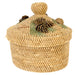 Large Coushatta Pine Needle Basket, Native, Basketry, Vertical
