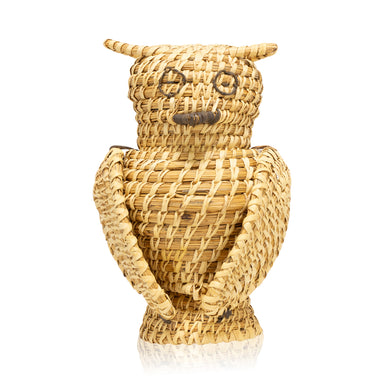 Papago Basketry Owl, Native, Basketry, Other