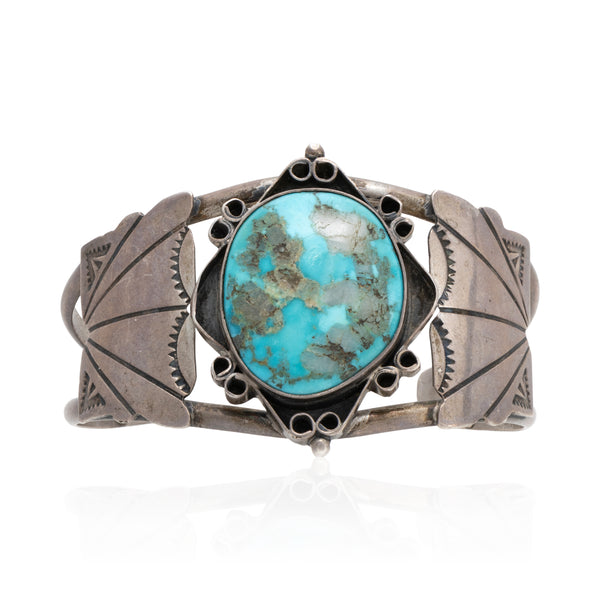 Navajo Turquoise Bracelet, Jewelry, Bracelet, Native