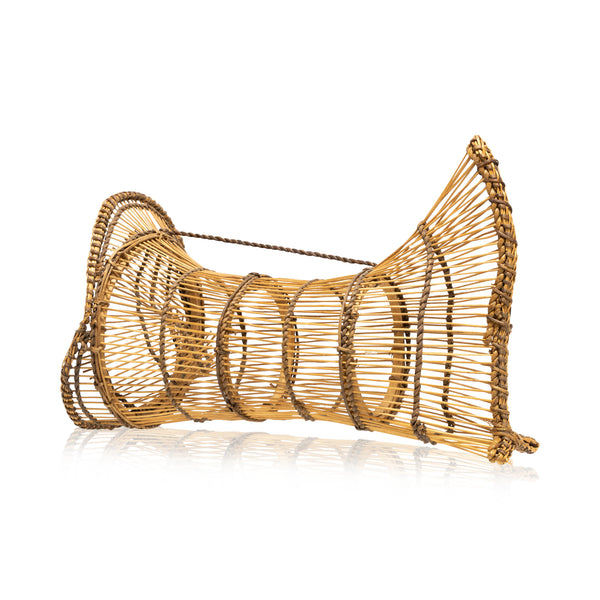 Hupa Fishing Basket, Native, Basketry, Fishing