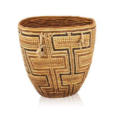 Cowlitz Basket, Native, Basketry, Vertical