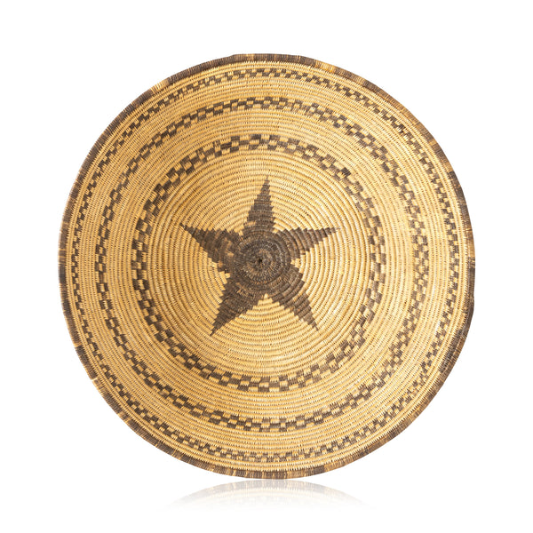 Yavapai Basketry Tray, Native, Basketry, Plate