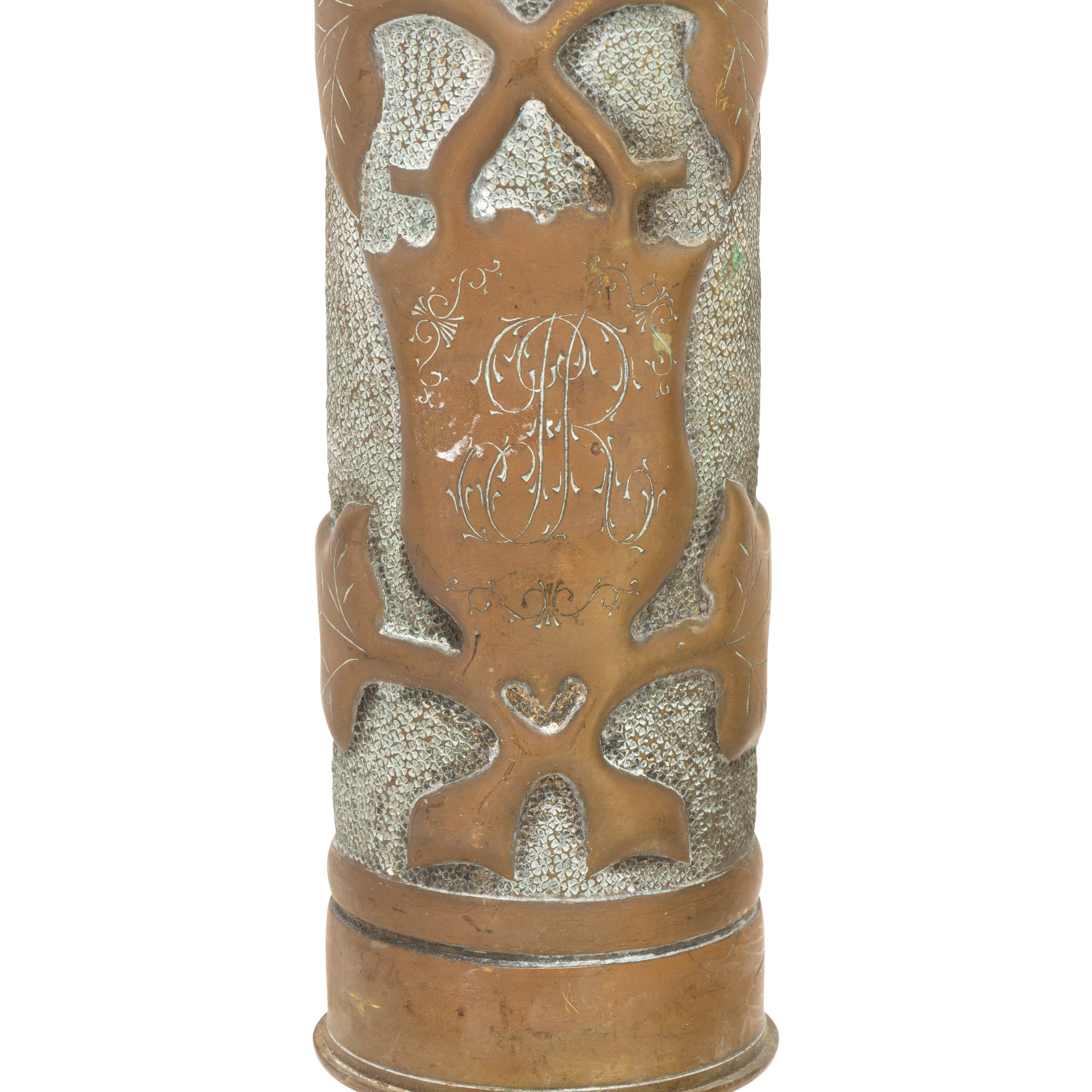 Pair Trench Art Vases