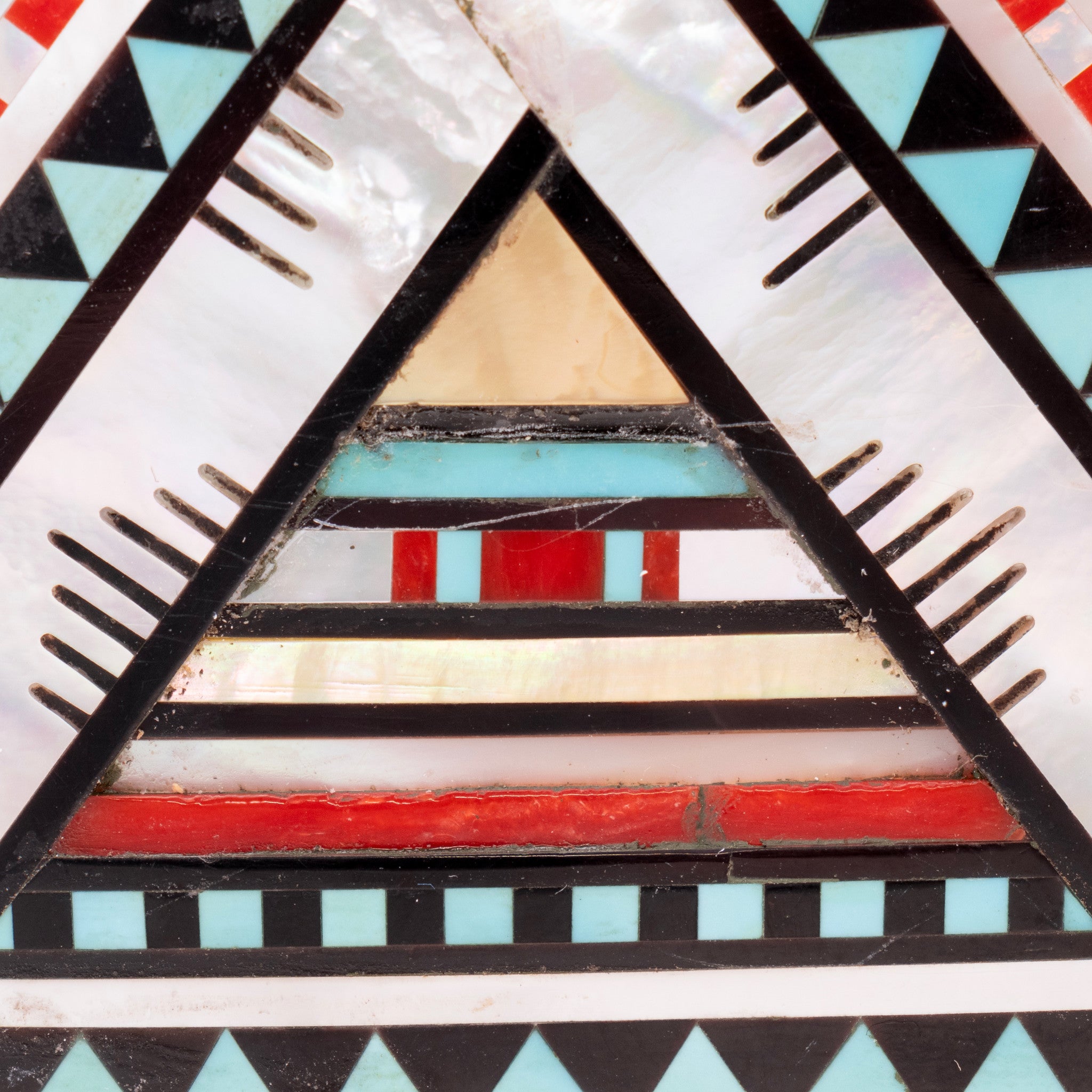 Zuni Inlay Belt Buckle