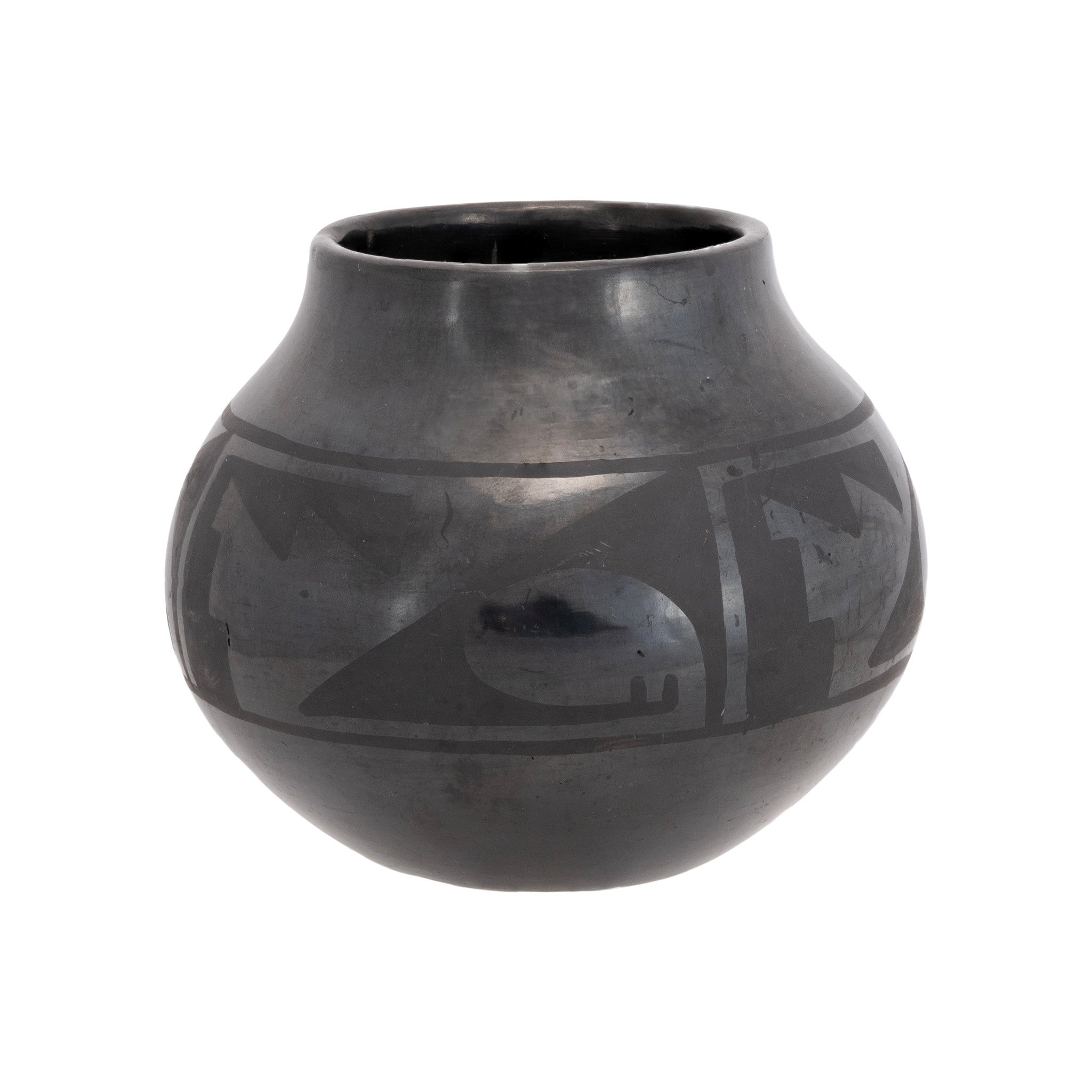 Marie and Julian Martinez Black Ware Jar