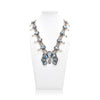 Navajo Golden Hill Turquoise Squash Blossom Set