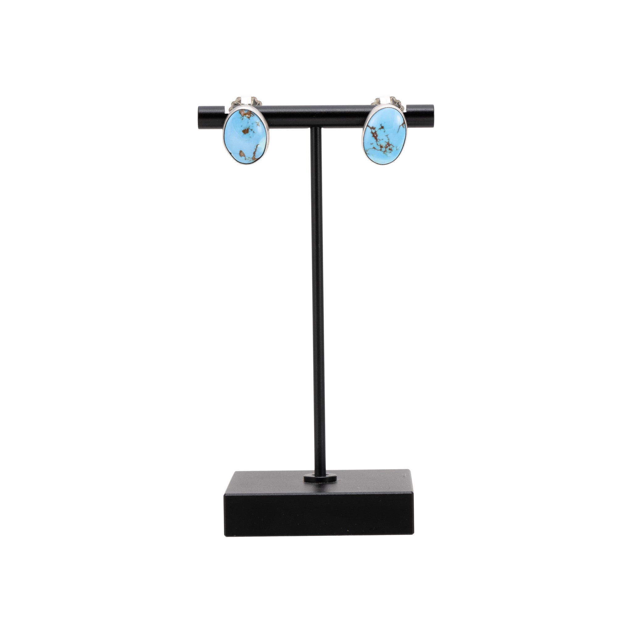 Navajo Golden Hill Turquoise Earrings