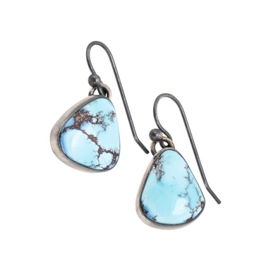Navajo Golden Hill Turquoise Earrings, Jewelry, Earrings, Native