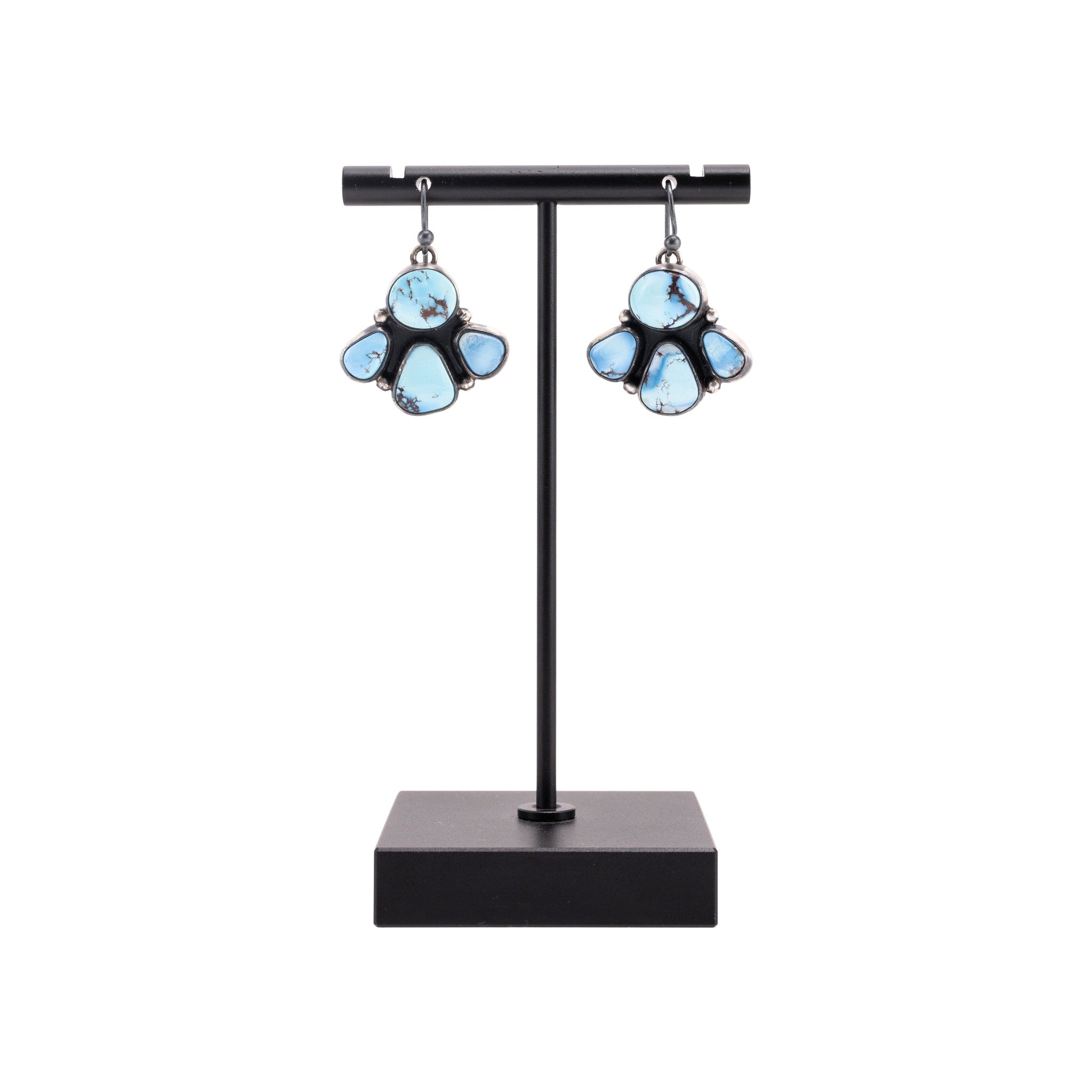 Navajo Golden Hill Turquoise Earrings