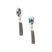 Navajo Golden Hill Turquoise Earrings, Jewelry, Earrings, Native