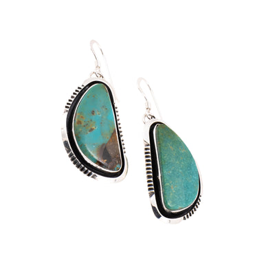 Navajo Turquoise Earrings, Jewelry, Earrings, Native