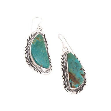 Navajo Turquoise Earrings, Jewelry, Earrings, Native