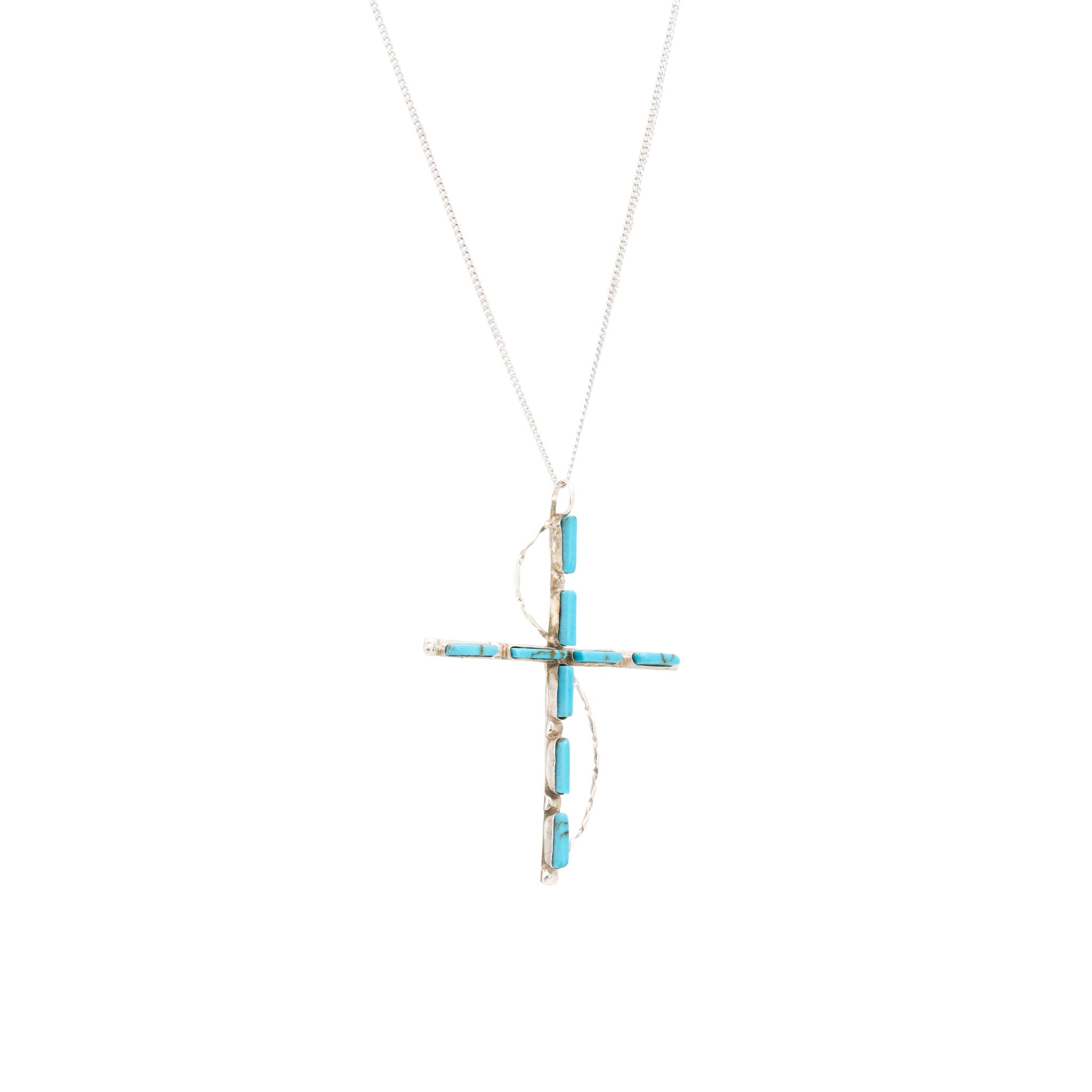 Zuni Turquoise Cross