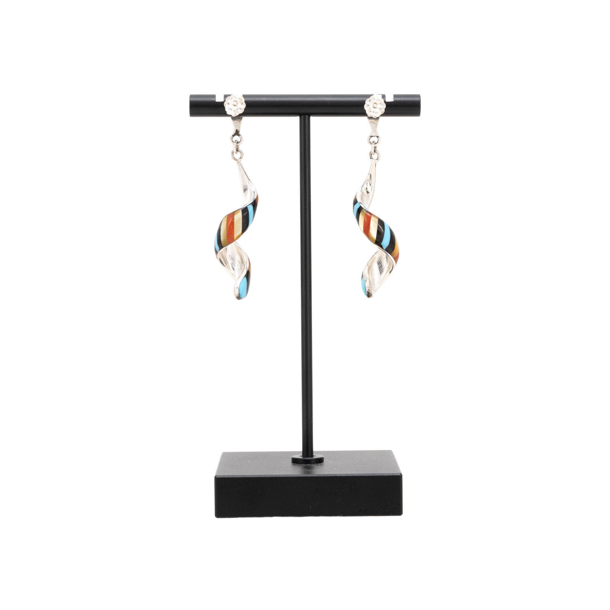 Zuni Inlay Earrings