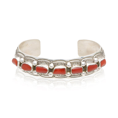 Navajo Coral Bracelet, Jewelry, Bracelet, Native