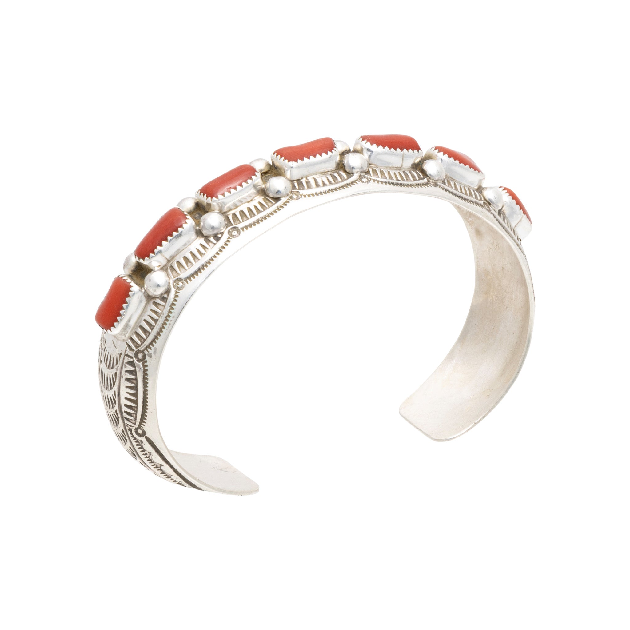 Navajo Coral Bracelet