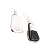 White Buffalo Turquoise Earrings