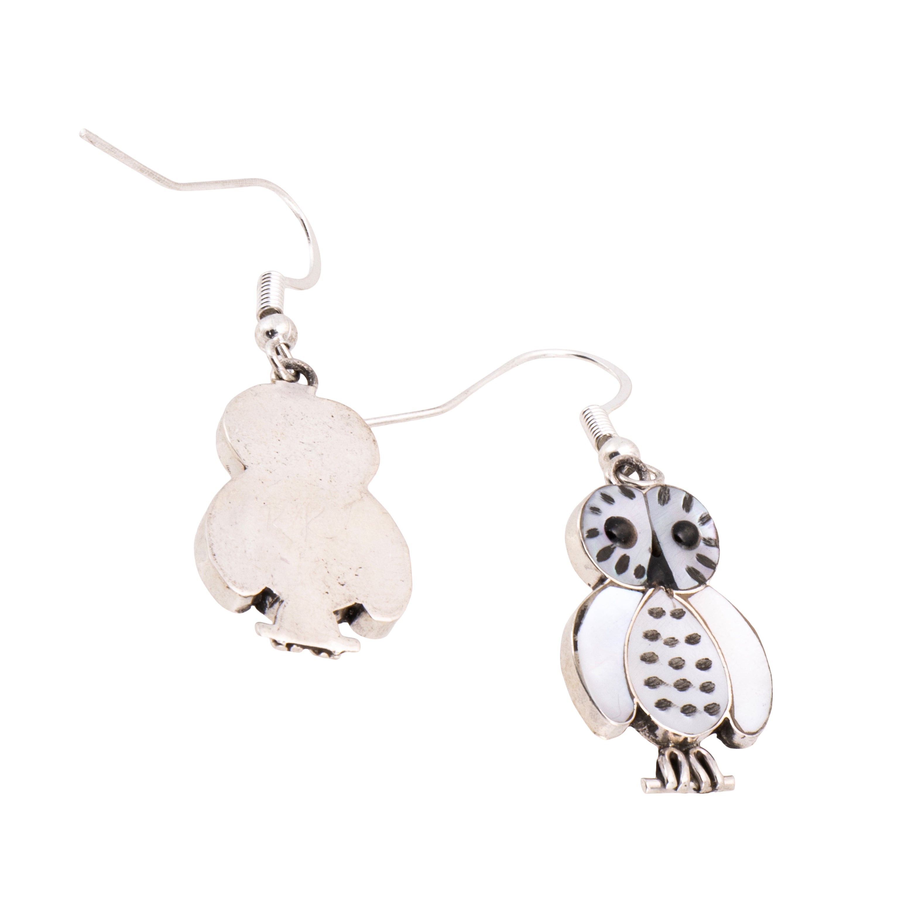 Zuni Owl Earrings