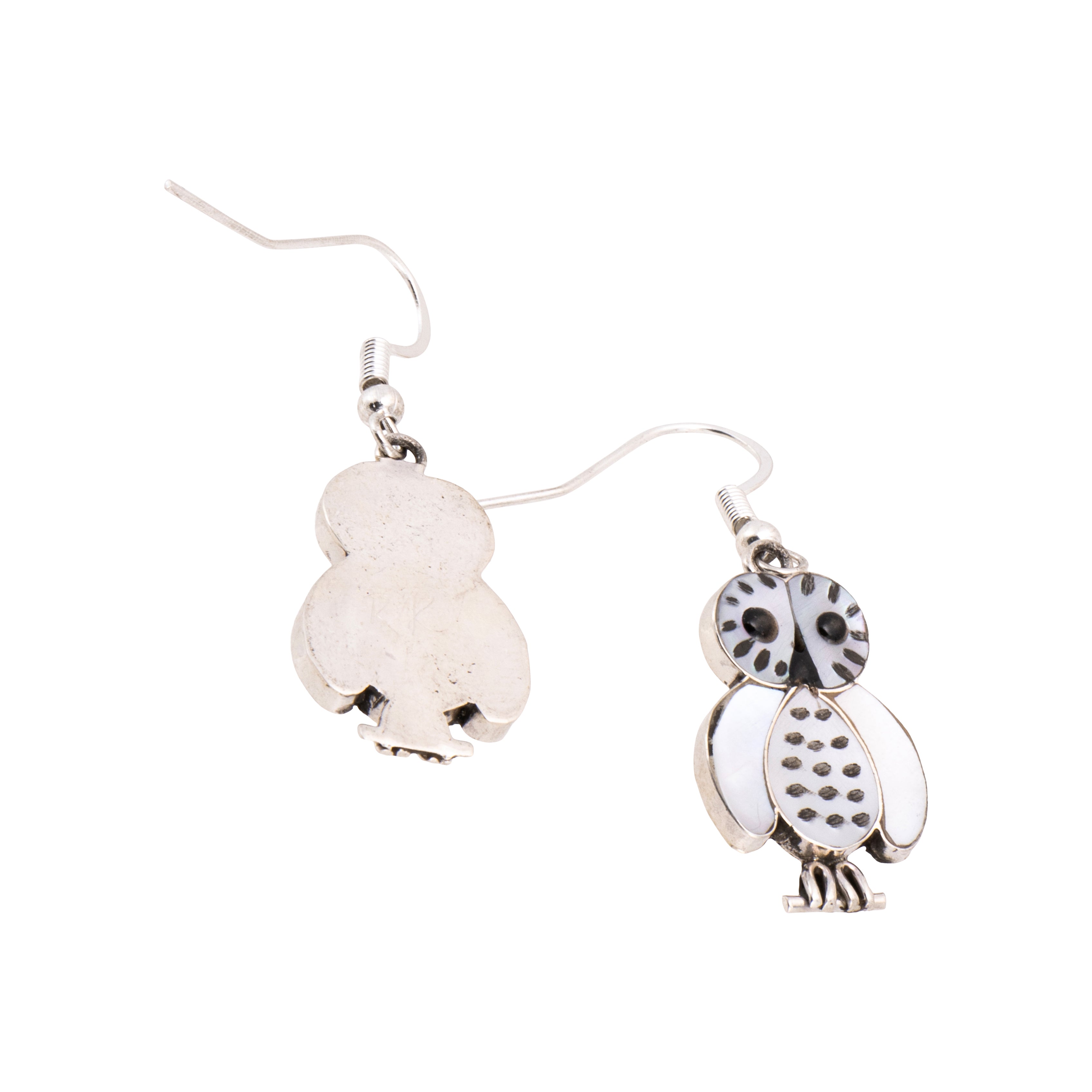 Zuni Owl Earrings