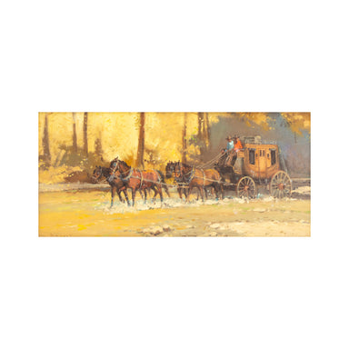 "Stagecoach" by Sheryl Bodily, Fine Art, Painting, Western