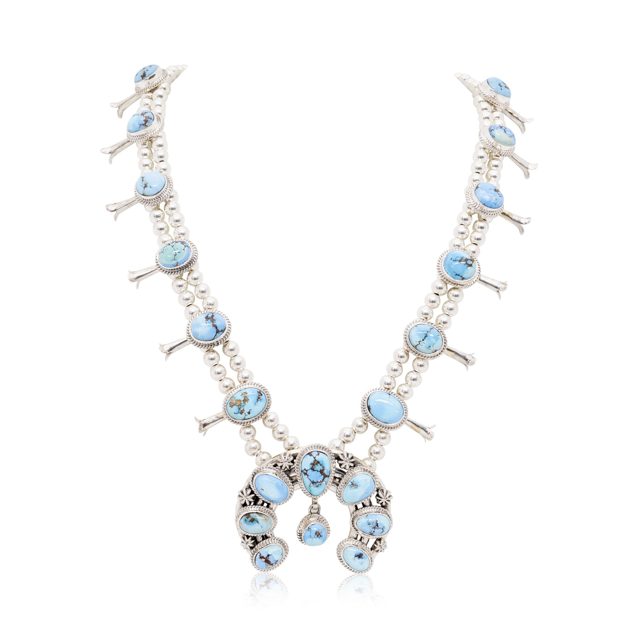 Navajo Golden Hill Turquoise Set