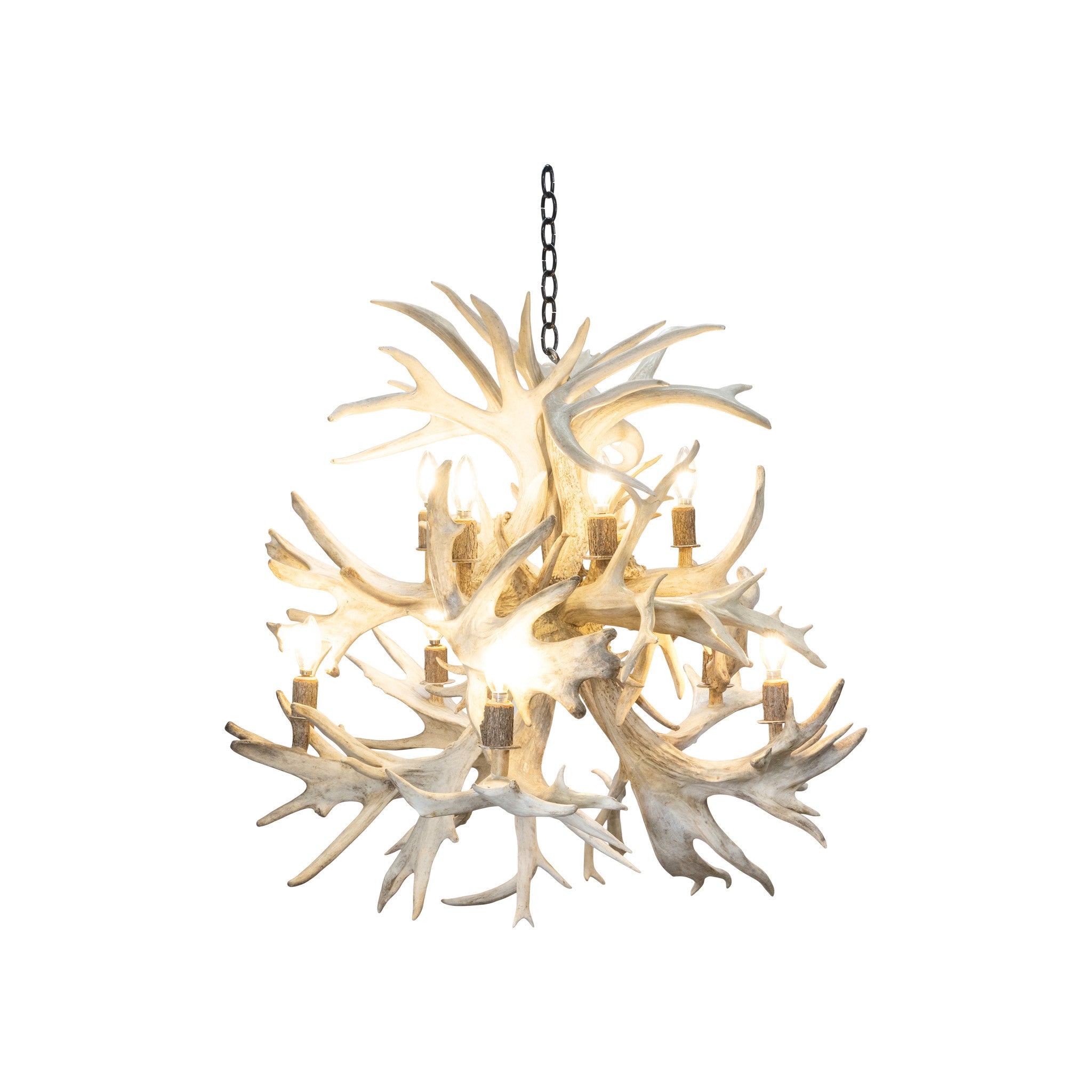 Extra Large Whitetail Fireball Chandelier, Furnishings, Lighting, Ceiling Light