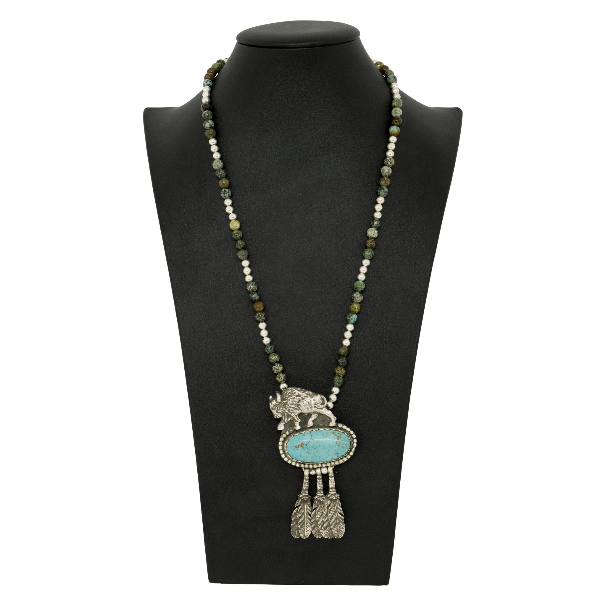 Turquoise Necklace by Spirit Silver