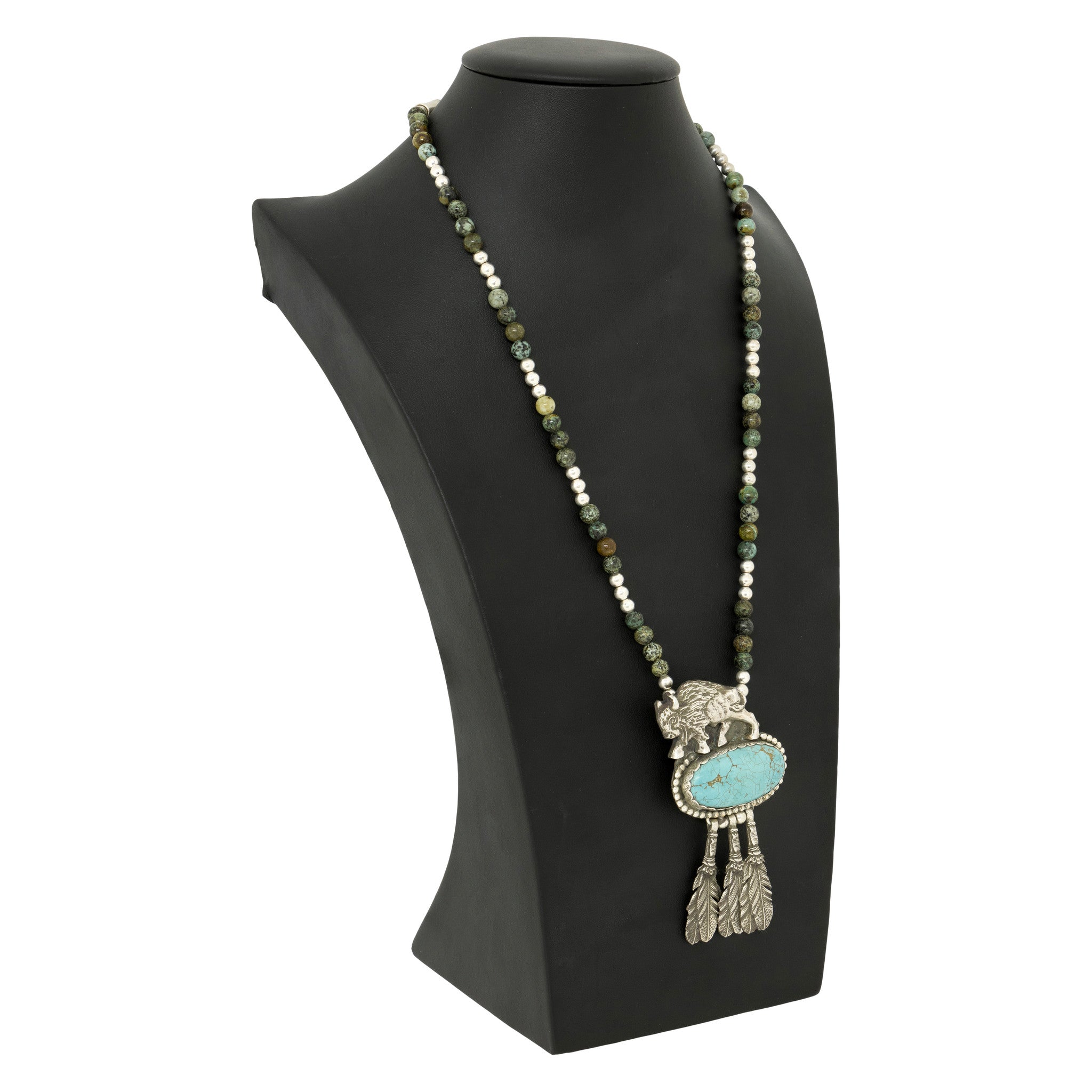 Turquoise Necklace by Spirit Silver