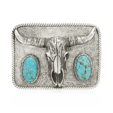 Turquoise Buckle by Spirit Silver, Jewelry, Buckle, Western