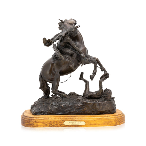 "Counting Coup" by Robert Scriver, Fine Art, Bronze, Limited