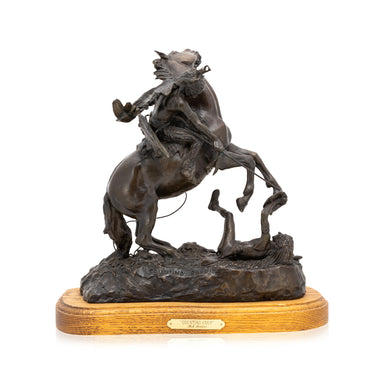 "Counting Coup" by Robert Scriver, Fine Art, Bronze, Limited