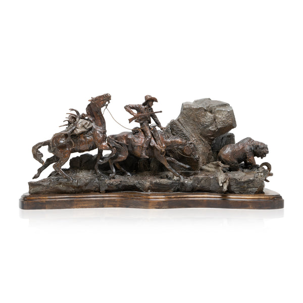 "Perilous Trail" by Lorenzo Ghiglieri, Fine Art, Bronze, Limited