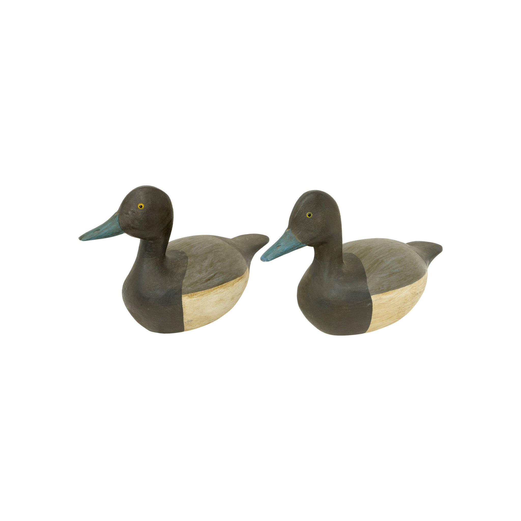 Clark Vorhees Blue Bill Pair Decoys