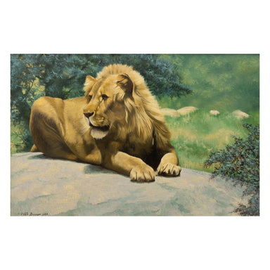 "It's Good to be King" by Peter Darro, Fine Art, Painting, Wildlife