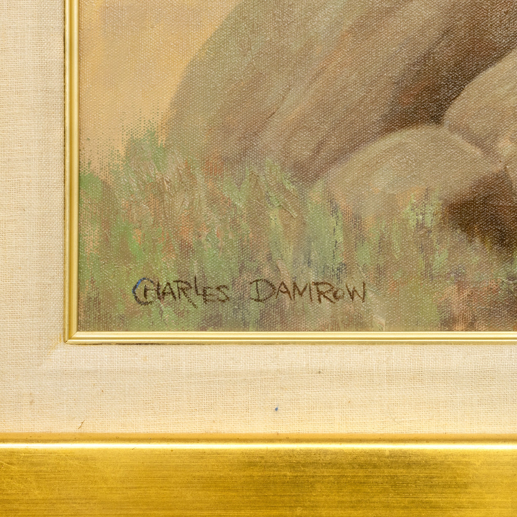 Western Oil Painting by Charles Damrow