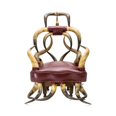 Texas Steer Horn Chair, Furnishings, Furniture, Chair