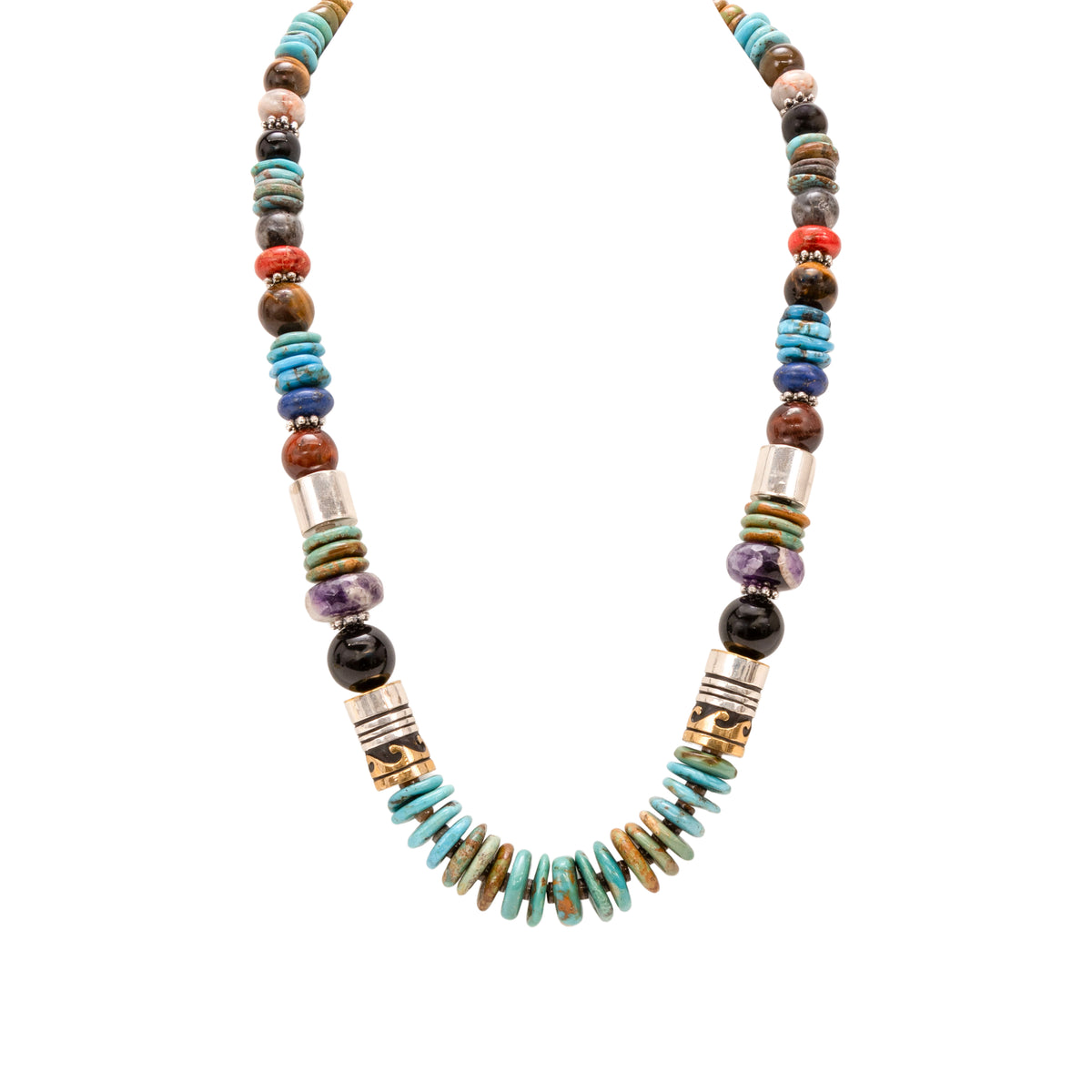 Navajo Tommy Singer Beaded Necklace — Cisco's Gallery