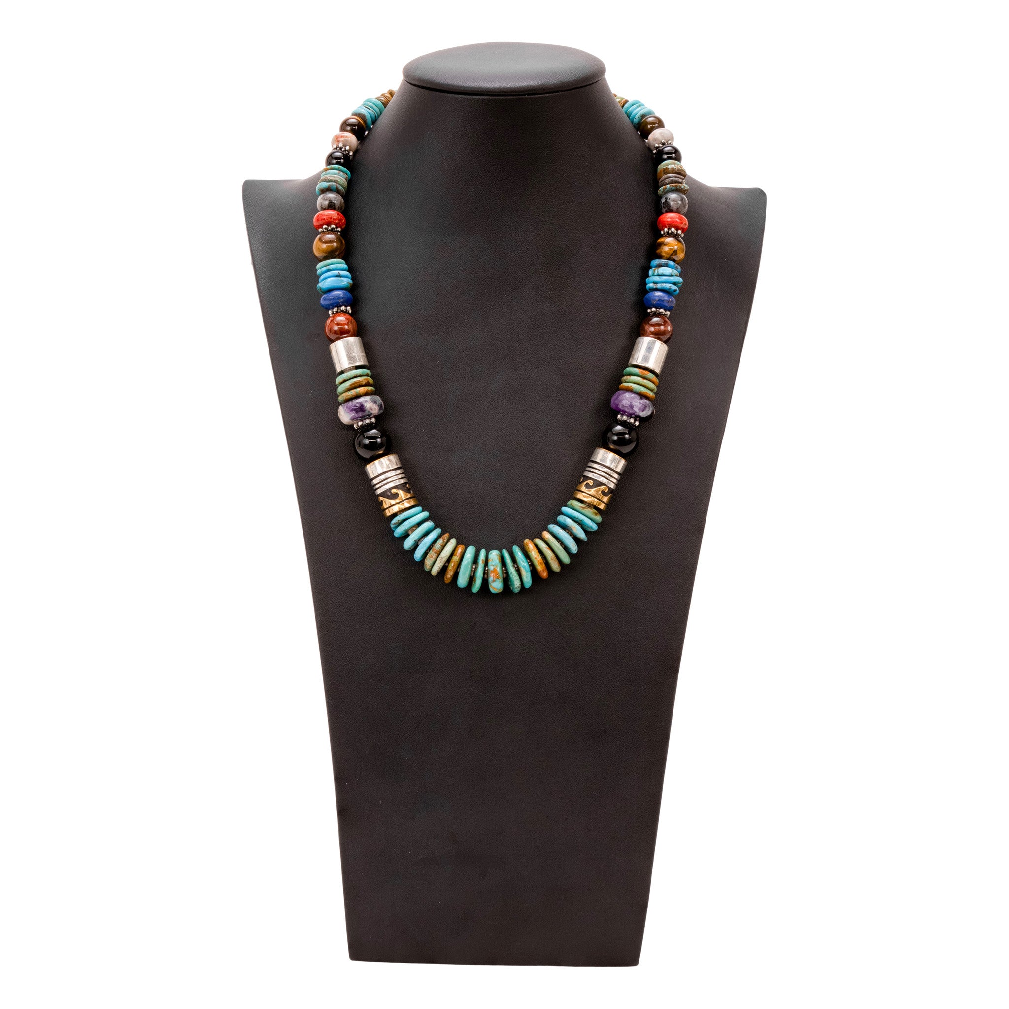 Navajo Tommy Singer Beaded Necklace — Cisco's Gallery
