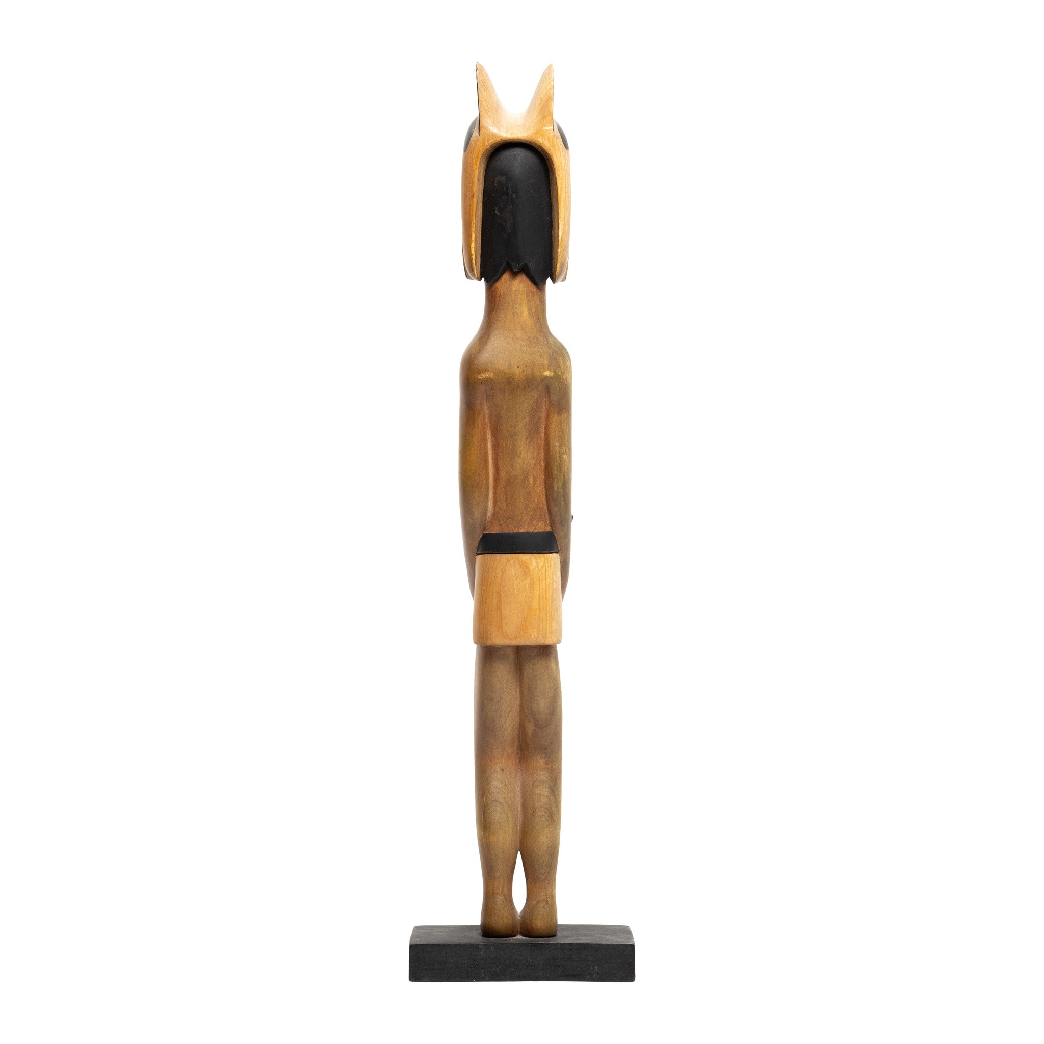 Salish "Man with Bear Mask Holding Copper" By Van Joseph