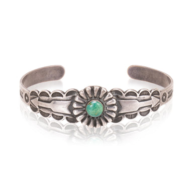 Fred Harvey Style Turquoise Bracelet, Jewelry, Bracelet, Southwest