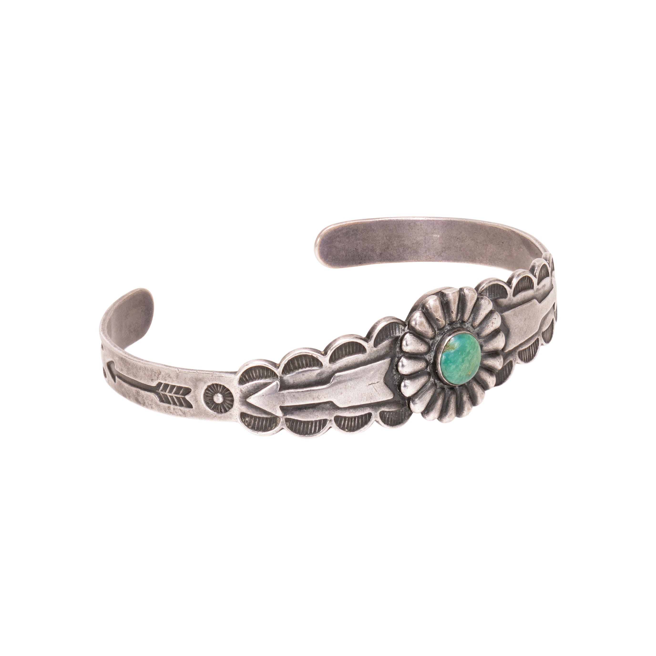 Fred Harvey Style Turquoise Bracelet