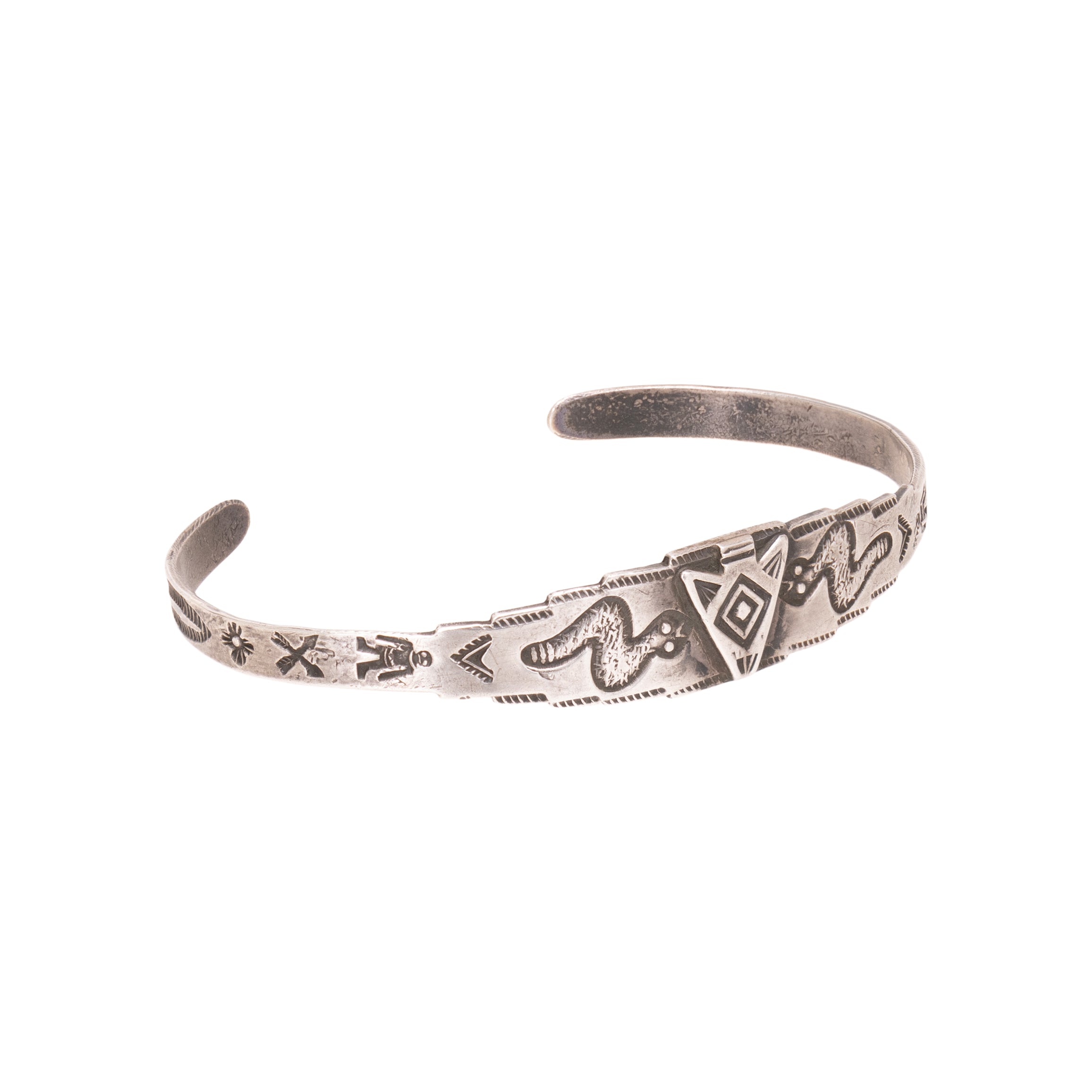 Fred Harvey Child's Sterling Bracelet