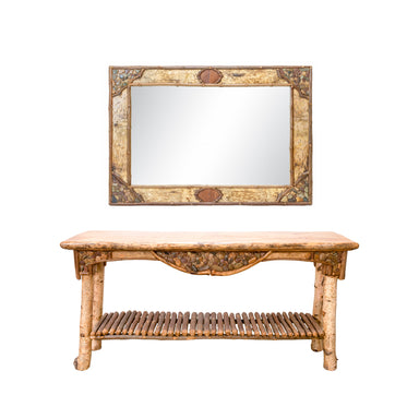 Cisco's Adirondack Entry Table and Mirror, Furnishings, Furniture, Table