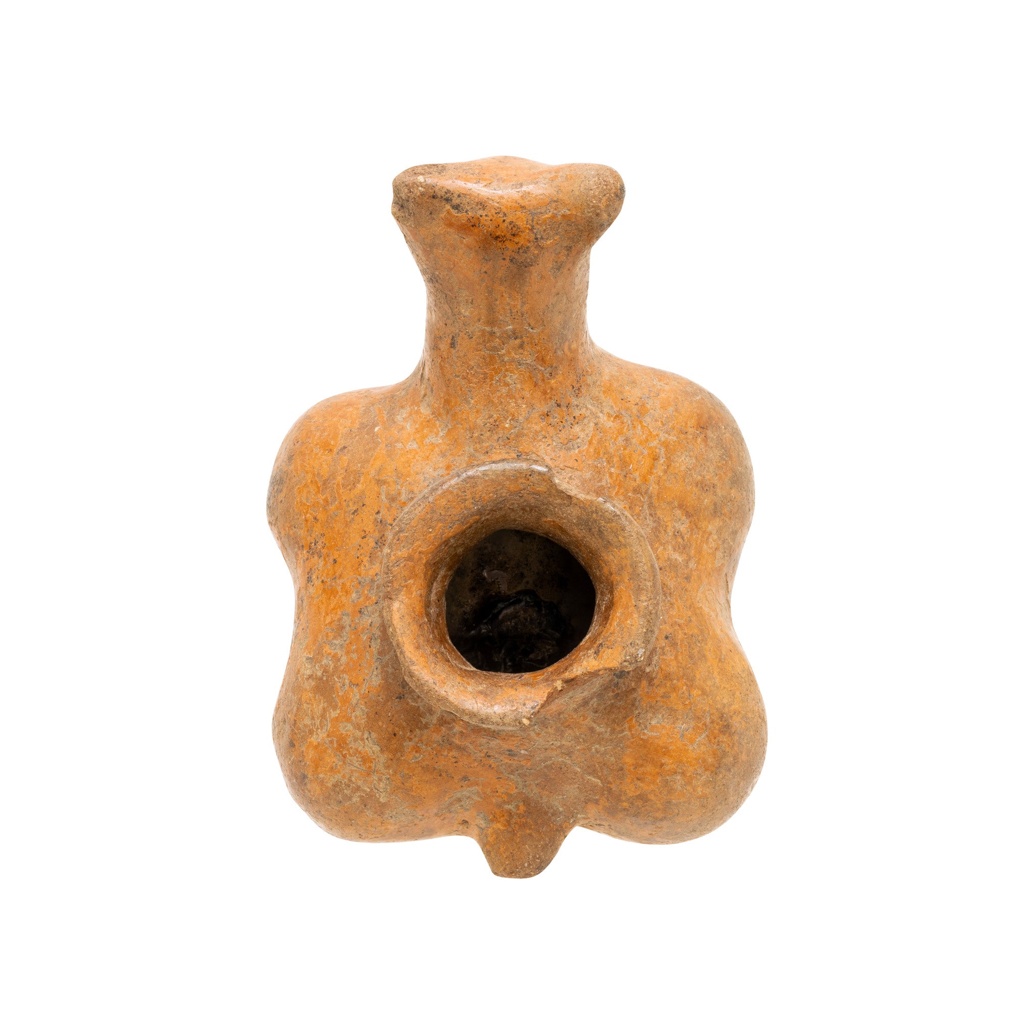 Jalisco Red Ware Dog Vessel