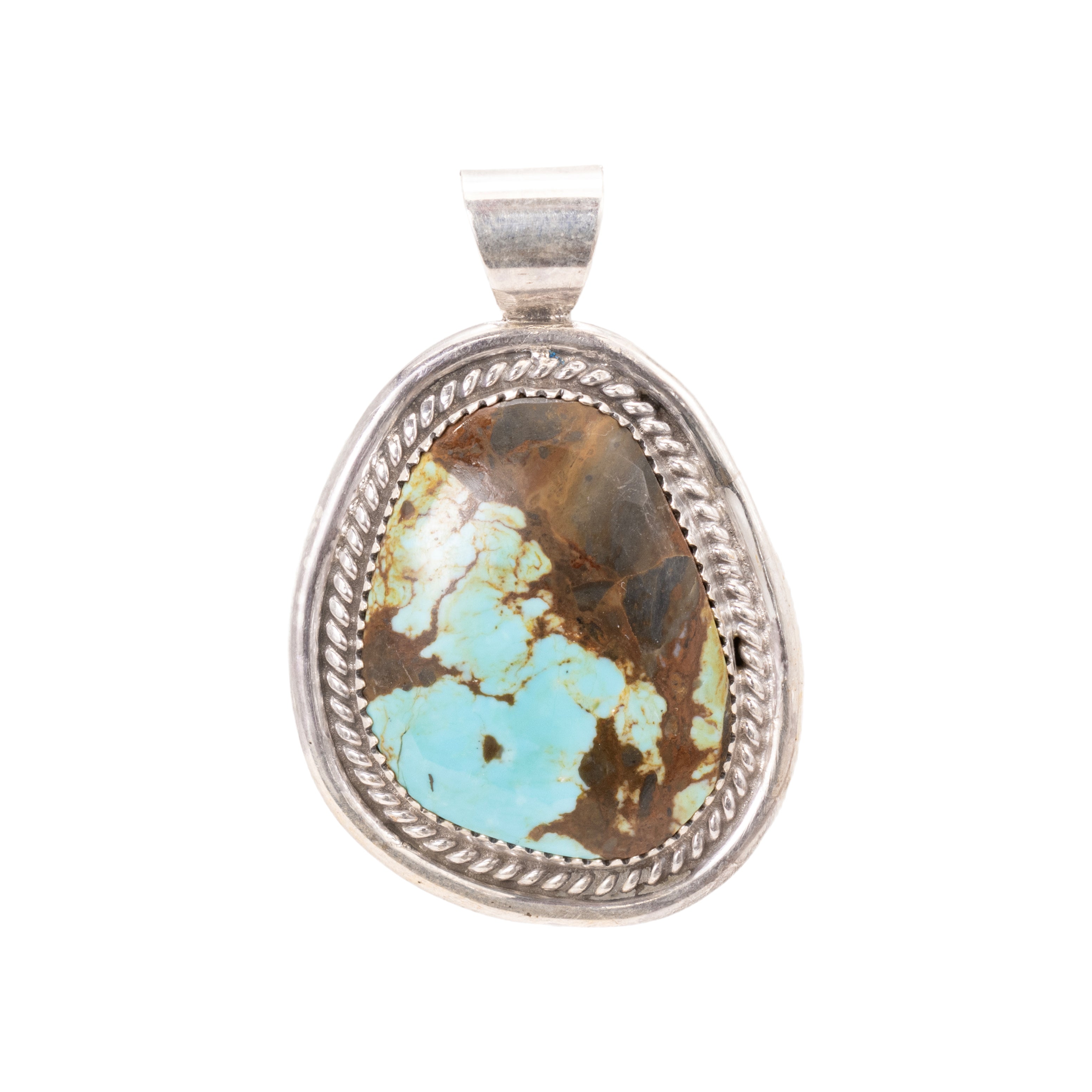 Navajo Turquoise Pendant, Jewelry, Necklace, Native