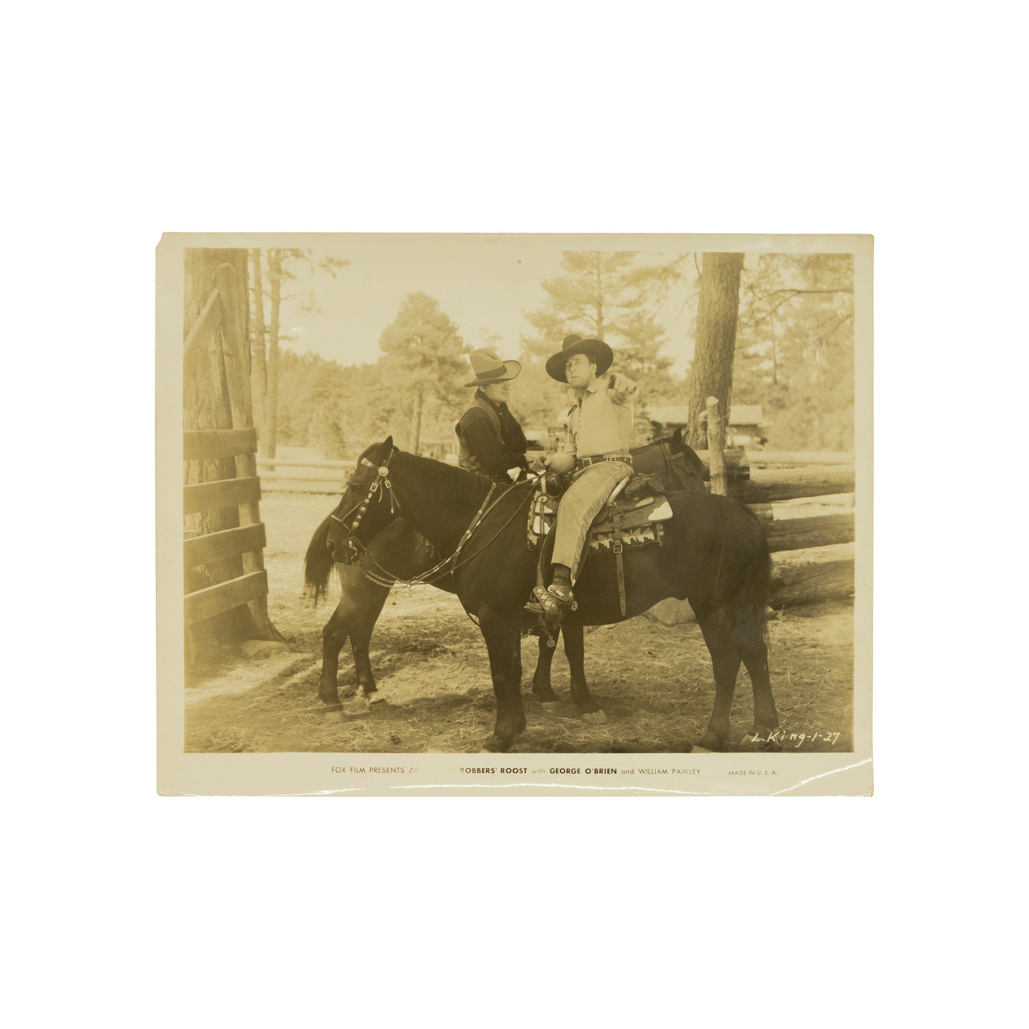 George O'Brien's Bohlin Silver Saddle