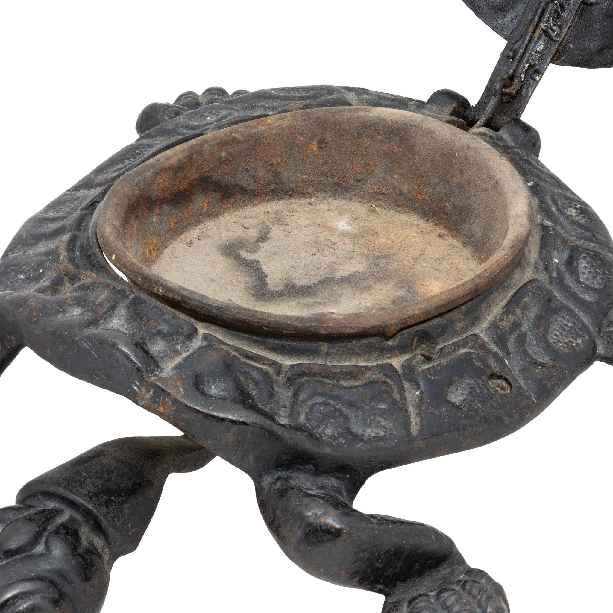 Cast Iron Turtle Spittoon
